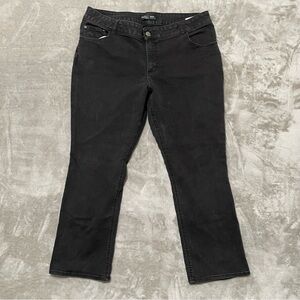 Riders by Lee Black Jeans 20W Petite Bootcut Mid Rise Plus Size Denim Stretch